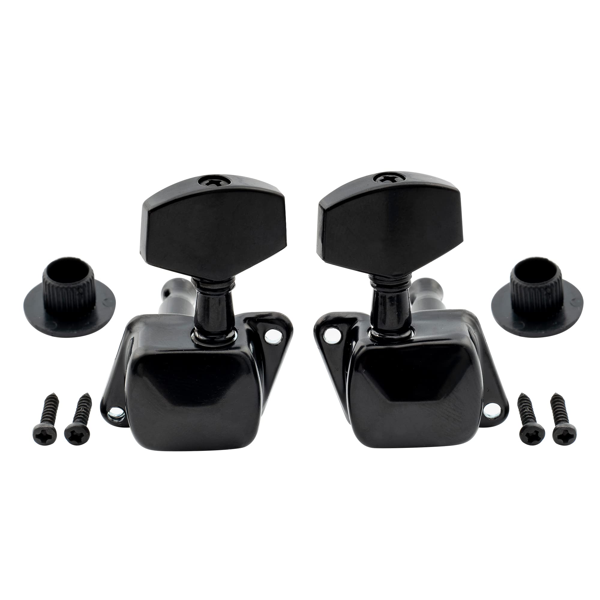 Musiclily 3+3 Semiclosed Guitar Tuners 3L3R String Tuning Pegs Keys Machine Heads Set for Epiphone Les Paul Electric Guitar or A